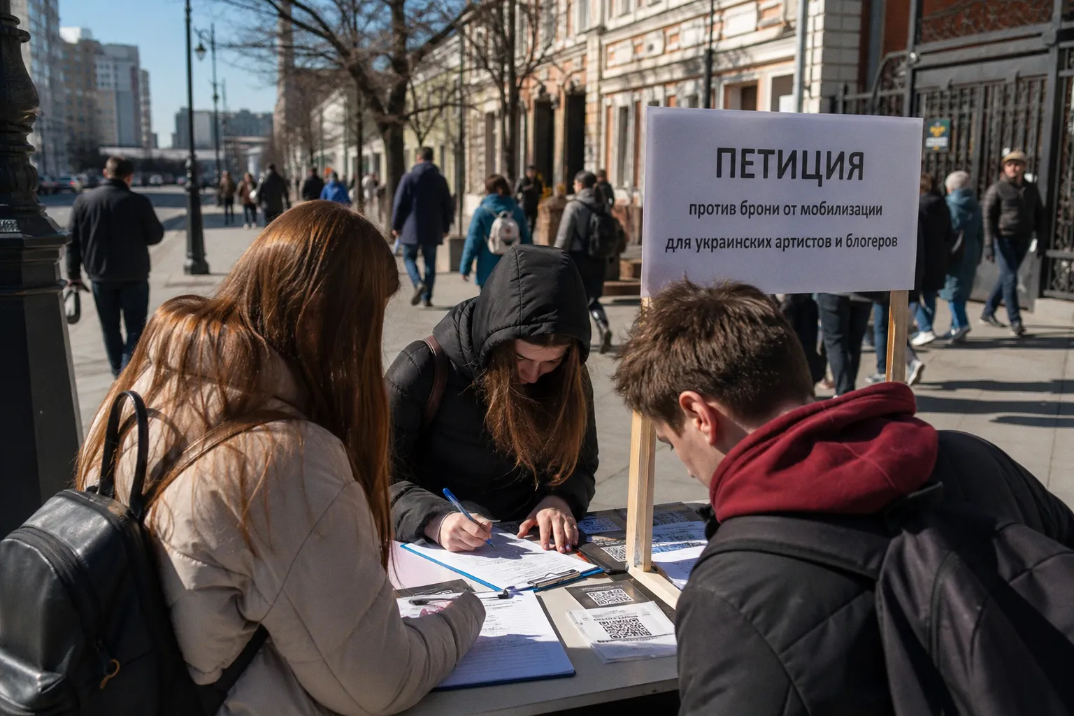 Петиция против брони от мобилизации для украинских артистов и блогеров